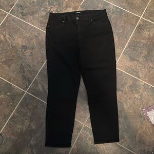 D Jeans, size 12 women’s black jeans.
